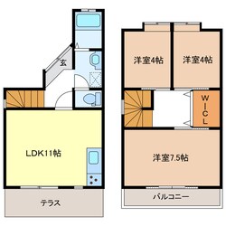 Twin　Apexの物件間取画像